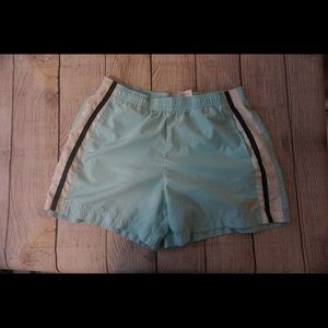 Nike light blue running shoes